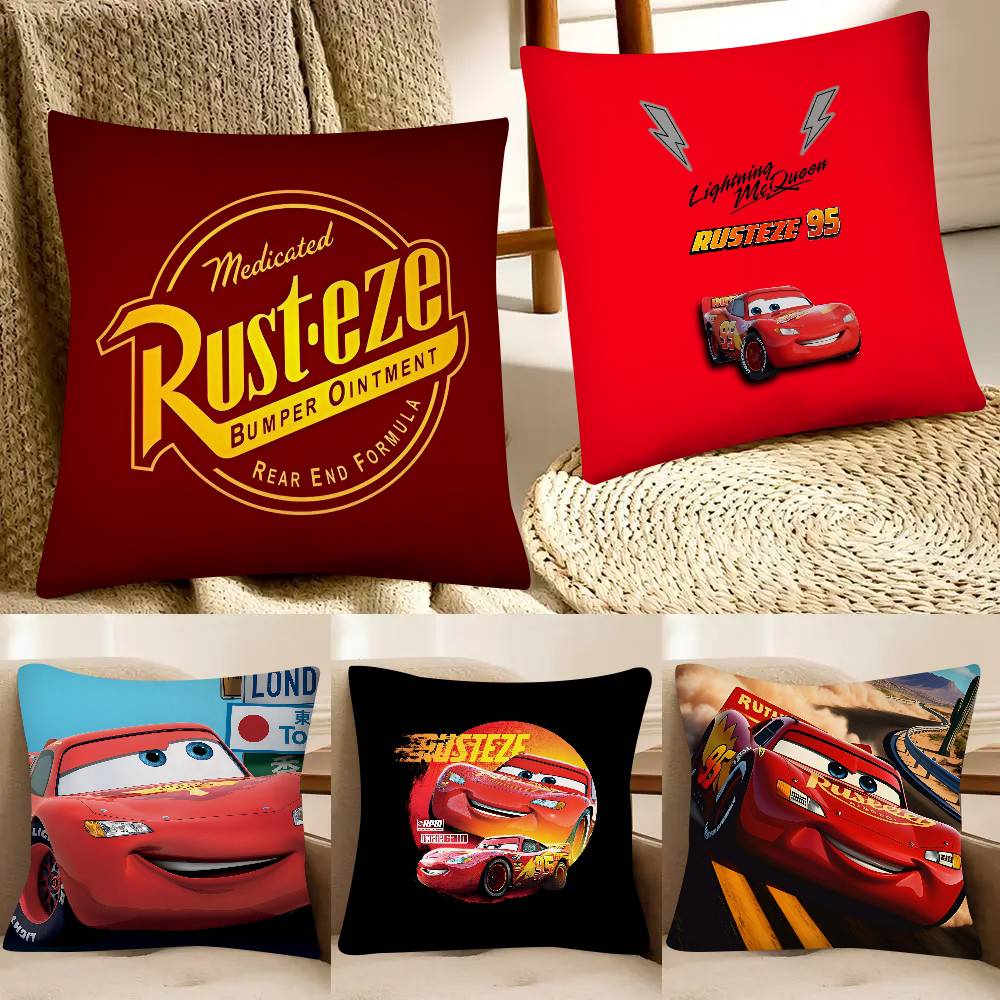 Lighting Mcqueen Decor - Fodera per cuscino Cartoon Car Lightning