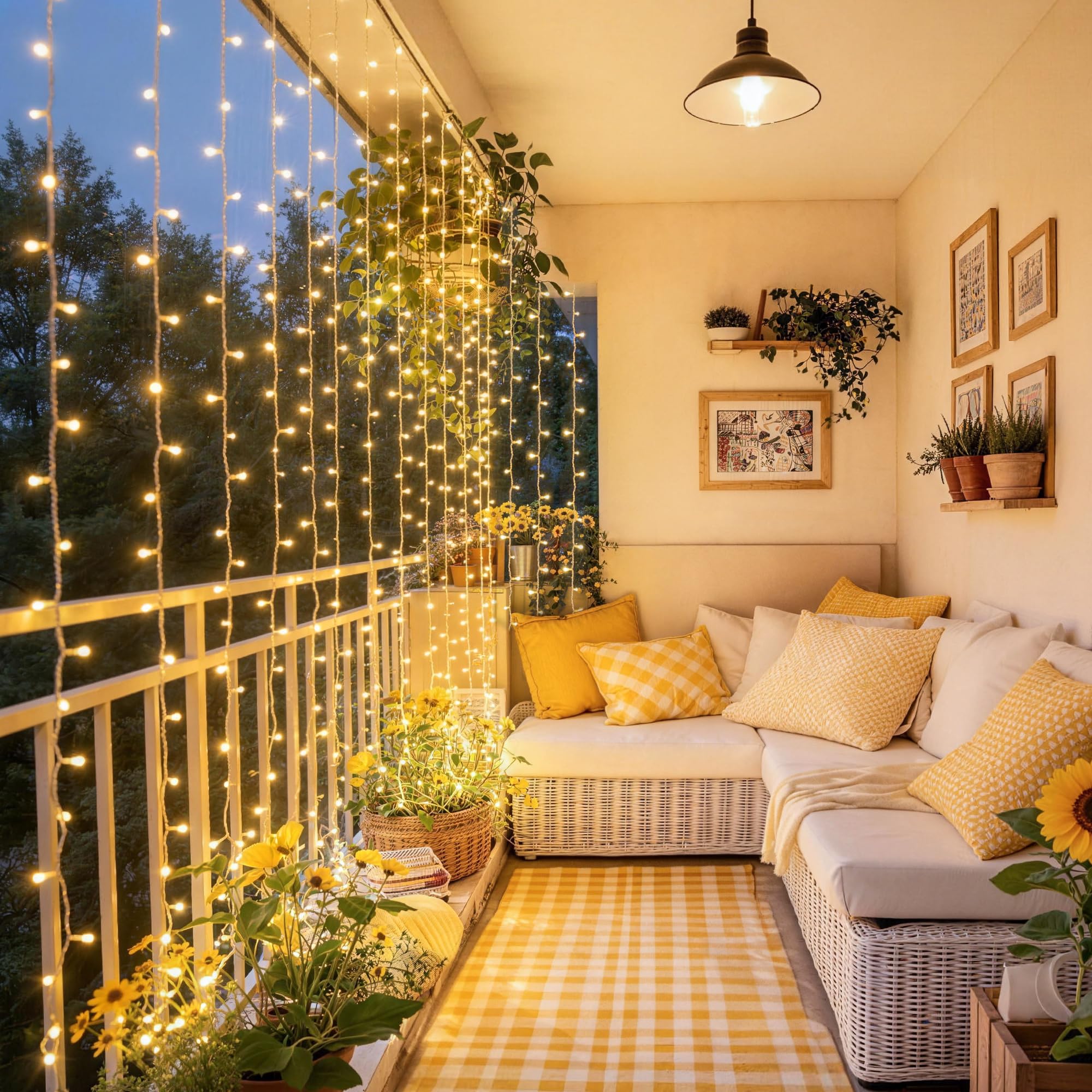 Fairy Light Curtain - 1 pz. 3M*3M Luci Fatate in