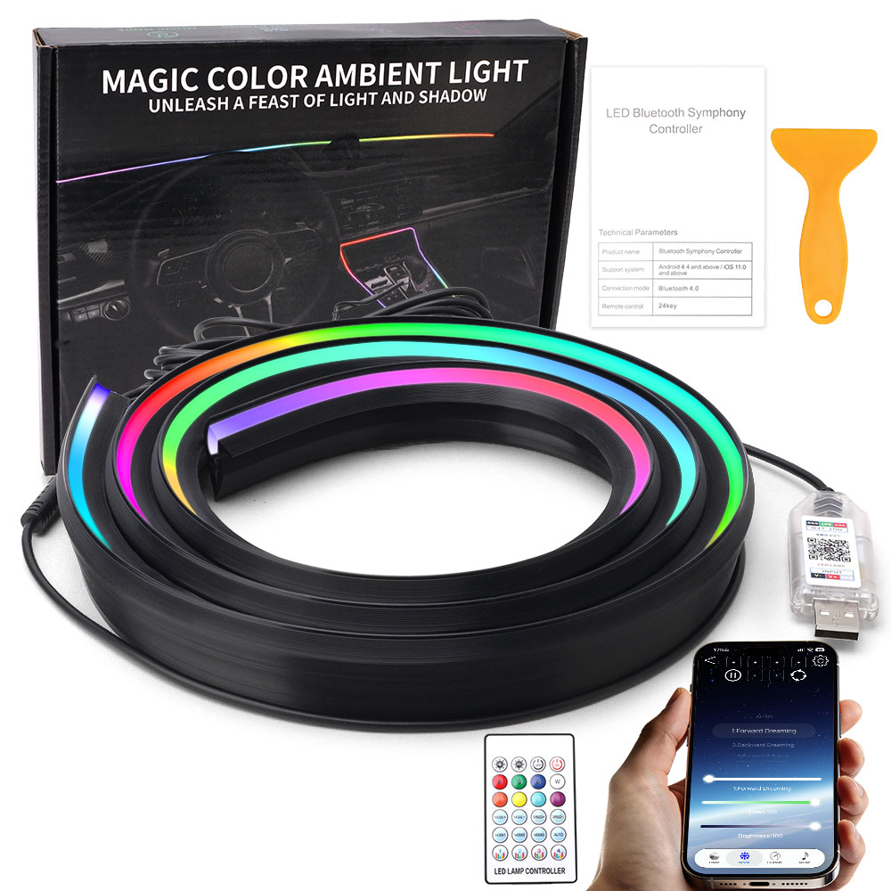 Lighting Bolt Decor - Striscia Luminosa LED Acrilica per Interni