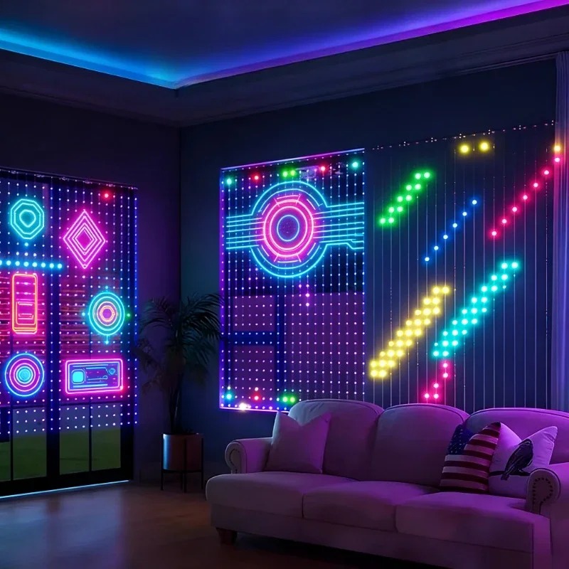 Fairy Light Curtain - Luci a Tenda LED Controllabili via