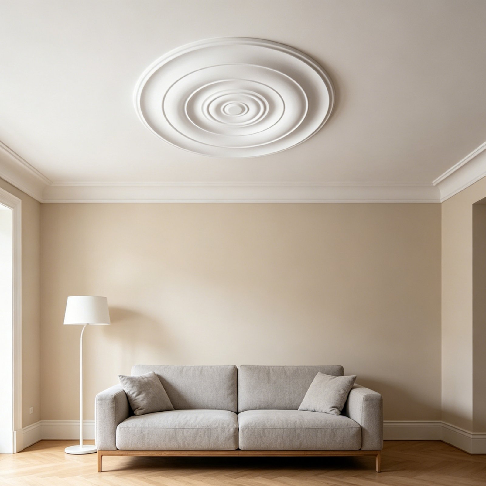 Lighting Interior Decor - Medaglione Rotondo da Soffitto in Stile