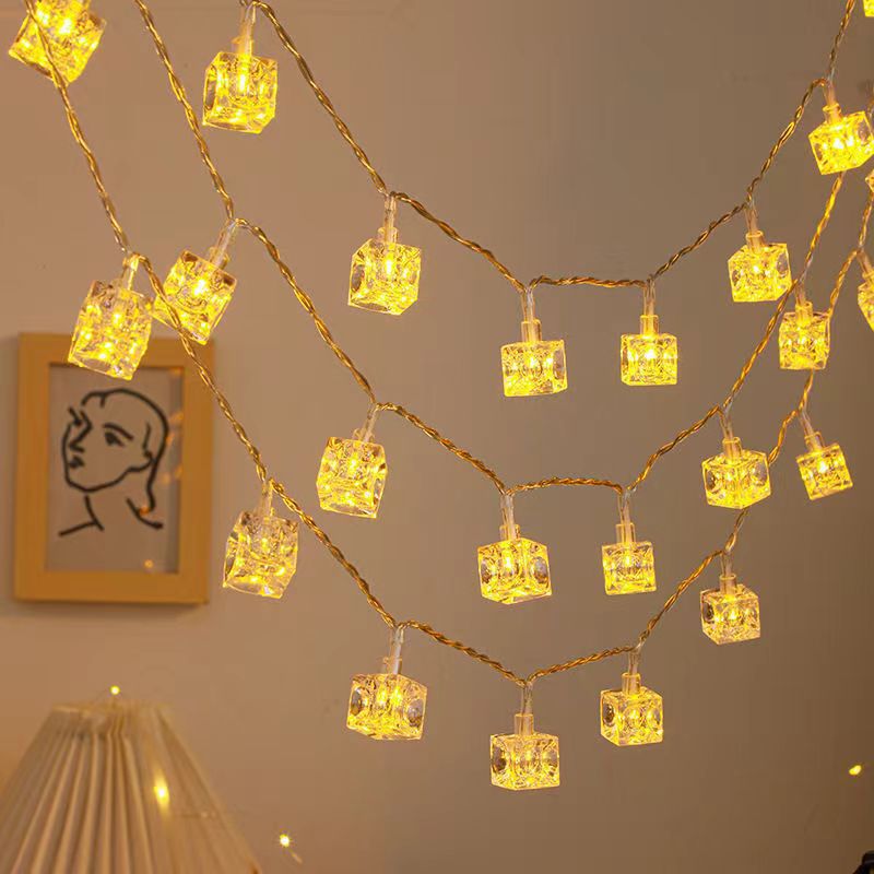 Fairy Light Curtain - Luci a stringa multicolore a forma