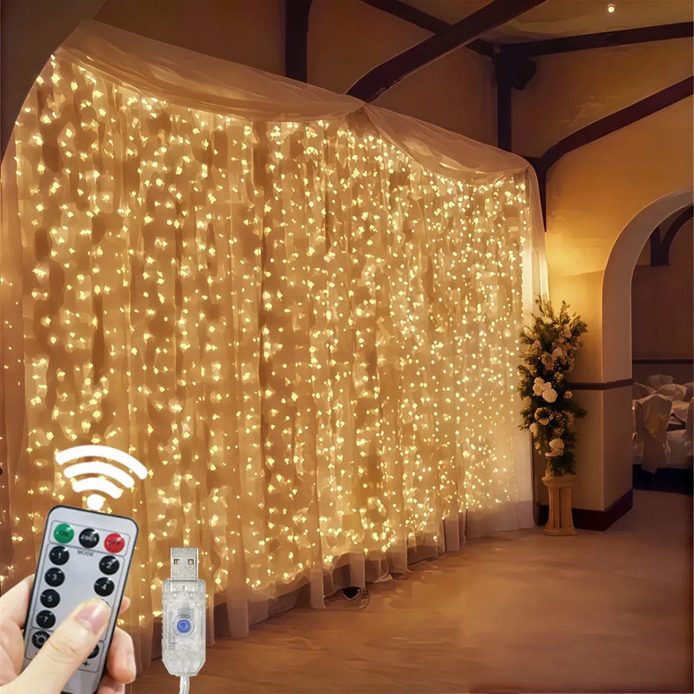 Fairy Light Curtain - Luci a tenda LED da 3/6m