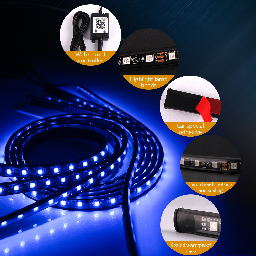 Neon LED RGB Car Underglow Bot - Lighting Bolt Decor recensione e prezzo