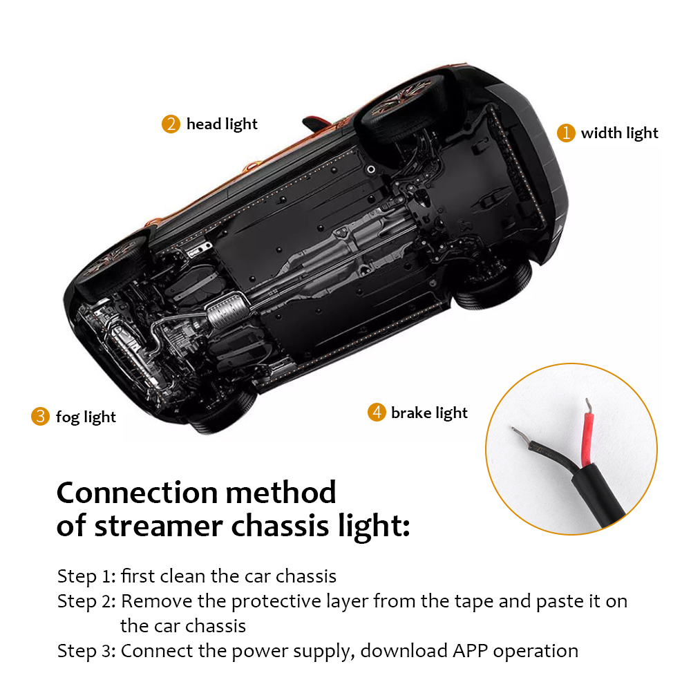 Neon LED RGB Car Underglow Bot - Lighting Bolt Decor recensione e prezzo
