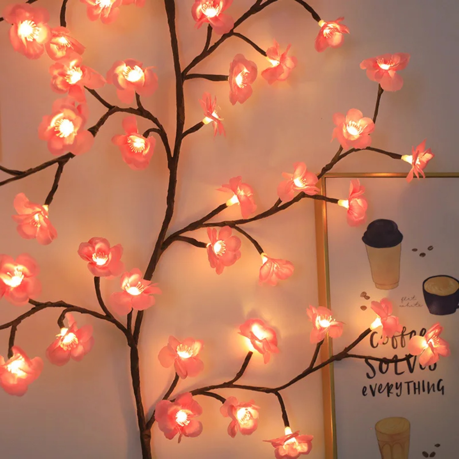 Luce LED a ramo di ciliegio da - Wall Decor Lighting Tree recensione e prezzo