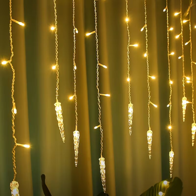 Luci a Cascata con 100 LED, De - Fairy Light Curtain recensione e prezzo