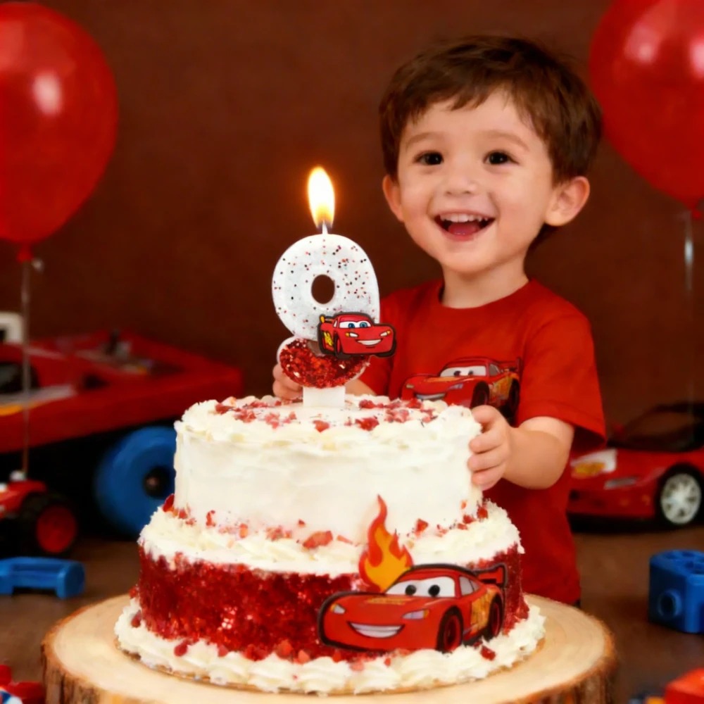 Candela Digitale 0-9 Storia de - Lighting Mcqueen Decor recensione e prezzo