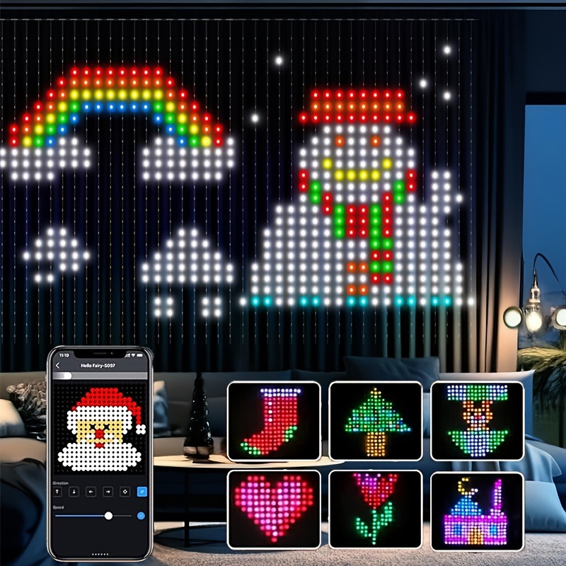 Luci a tenda LED festive, sinc - Fairy Light Curtain recensione e prezzo