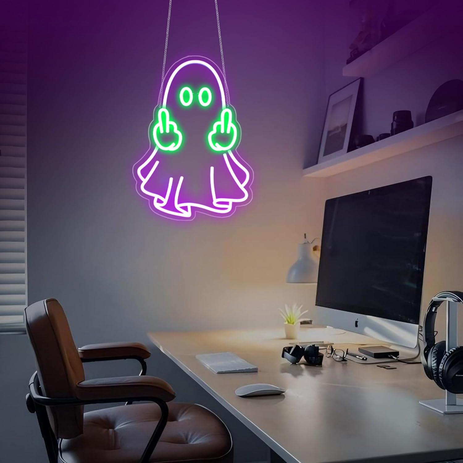 Insegna al Neon a Forma di Fan - Lighting Decor For Bedroom recensione e prezzo