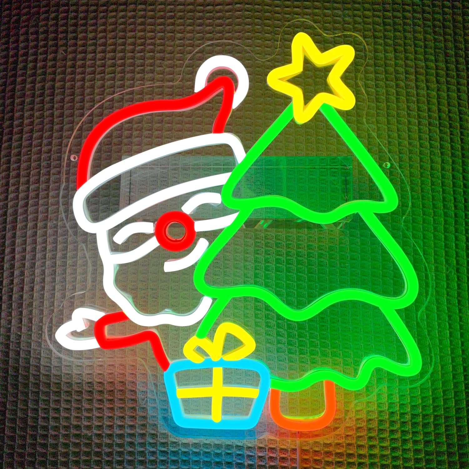 Insegna al neon di Babbo Natal - Wall Decor Lighting Tree recensione e prezzo