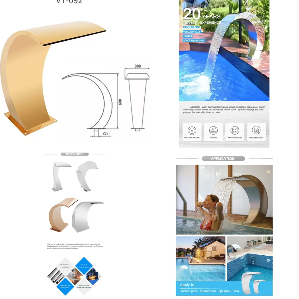 Cascate d'Acqua a LED per Inte - Home Decor Lighting Manufacturer recensione e prezzo