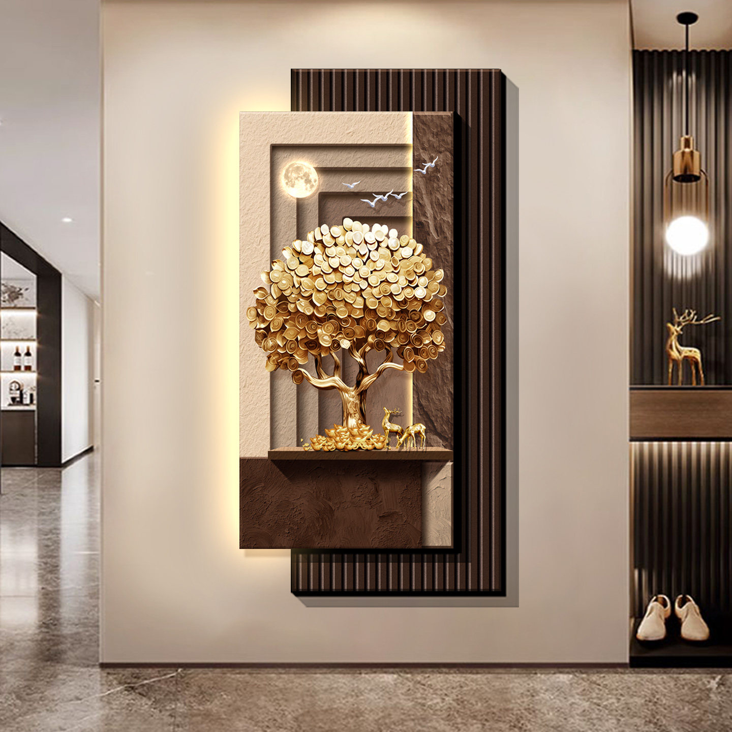 Dipinti decorativi all'ingress - Wall Decor Lighting Tree recensione e prezzo