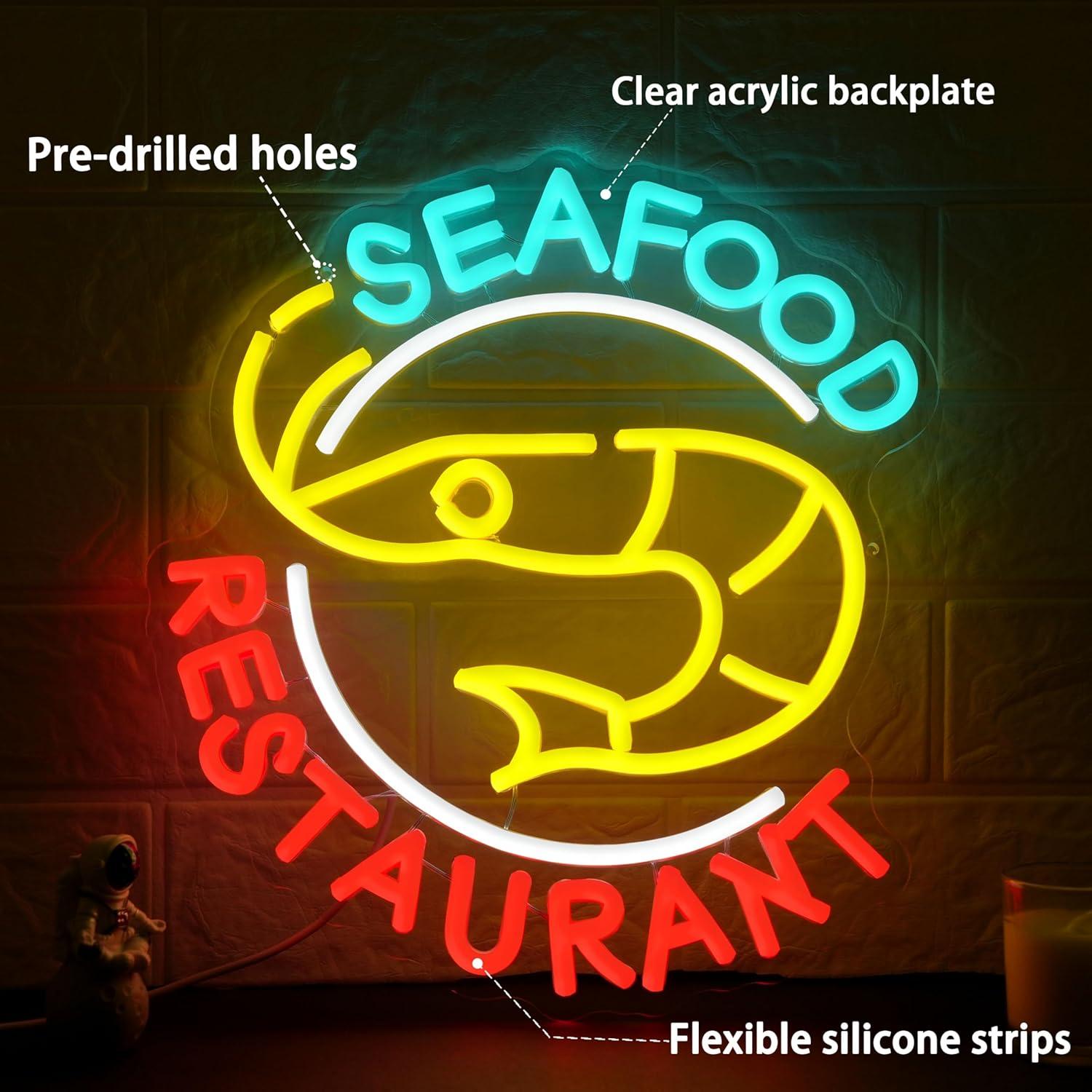 Insegna al Neon per Ristorante - Restaurant Lighting Decoration recensione e prezzo