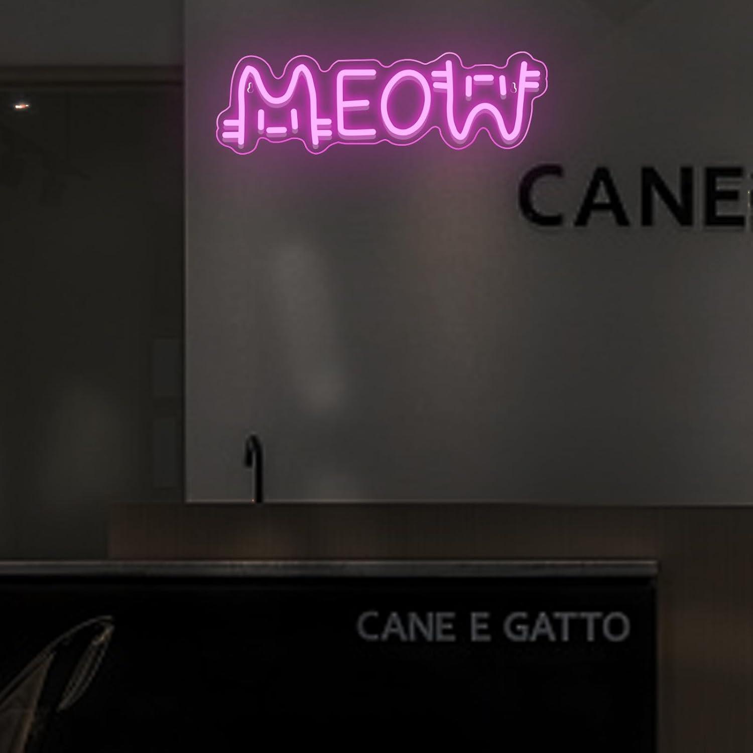 Insegna al Neon a Forma di Gat - Restaurant Lighting Decoration recensione e prezzo