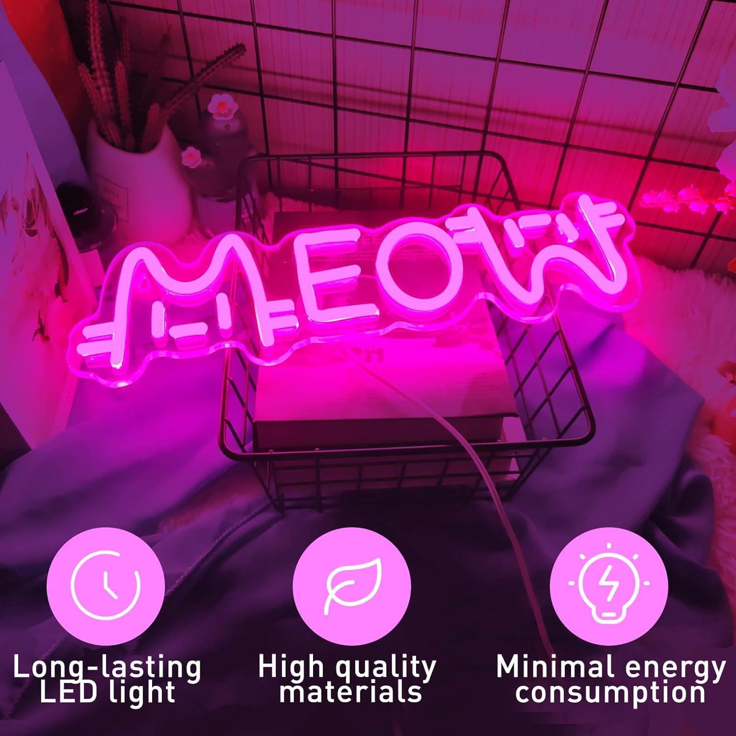 Insegna al Neon a Forma di Gat - Restaurant Lighting Decoration recensione e prezzo