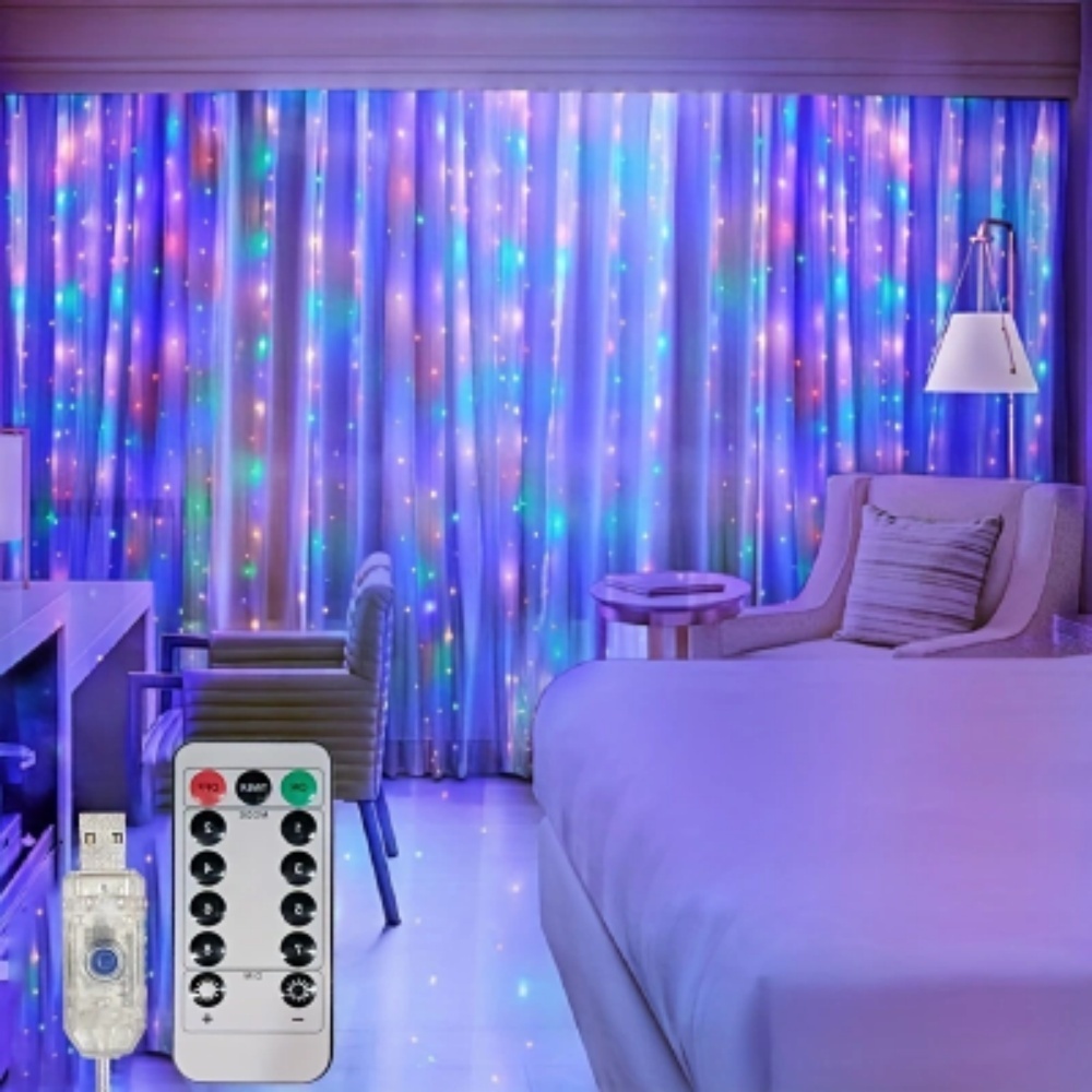 Luci a tenda LED da 3/6m con U - Fairy Light Curtain recensione e prezzo