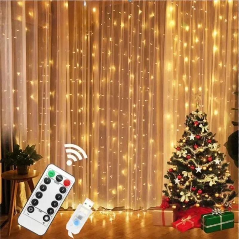 6x3M/3x3m Tenda Ghirlanda sull - Fairy Light Curtain recensione e prezzo
