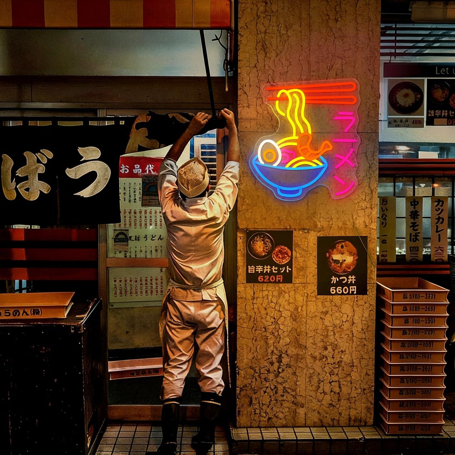Insegna al Neon LED per Ramen, - Restaurant Lighting Decoration recensione e prezzo